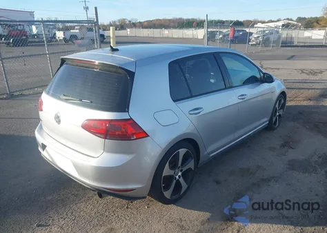 2016 Volkswagen Golf Gti Se из США, поврежденный, VIN 3VW4T7AU0GM045883